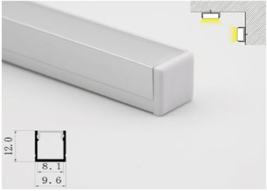 Estrusione di alluminio della striscia UV di resistenza LED, profilo di alluminio 9,6 x 12mm d'abitazione del LED
