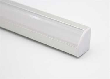 Diffusori di alluminio 19 * 19mm di profilo di forma di v LED per illuminazione della vetrina del LED