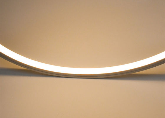 Le lampade fluorescenti flessibili 3000K di DC24V LED riscaldano la luce bianca della metropolitana di neon del silicone