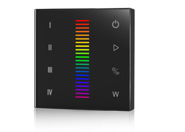 Regolatore della parete RGBW/di RGB DMX LED, regolatore principale a distanza senza fili di 2.4G rf