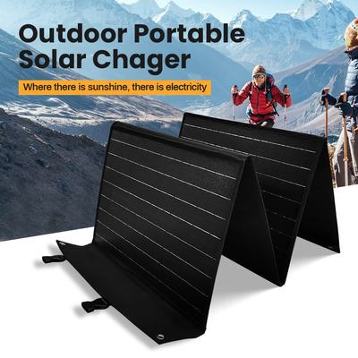 pannello solare piegato flessibile Kit For Portable Power Station di emergenza di 100w 200W