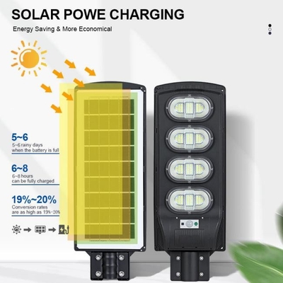 Luce solare Waterpoof IP65 tutto del sensore di moto della strada in un'iluminazione pubblica solare del LED con Palo
