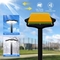 ABS 60w LED luce solare giardino IP67 per strada all'aperto strada sentiero cortile