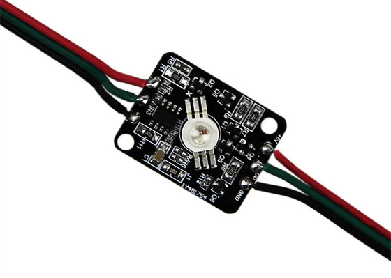 3W RGB Digital LED Module ad alta potenza WS2811 IC Black PCB Led Pixel Light Module