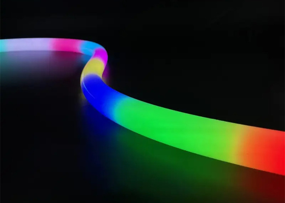 Bar di luce digitale indirizzabile RGB Led Neon 360° Rotondo 25mm Magic Color Controllo esterno