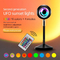 Controllo remoto Fotografia moderna Cambiamento di colore Luce tramonto USB Arcobaleno proiettore Lampade a LED Proiezione Lampada da terra