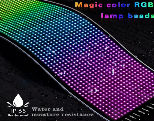 App Control LED Sign Board 20*64 USB flessibile programmabile Custom Scrolling Message Car Signs Digital Display