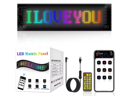Soft LED Screen Brand pubblicità promozione Display RGB Color APP Smart Programmabile Interior LED Sign