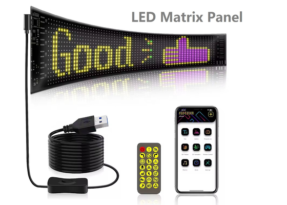 Soft LED Screen Brand pubblicità promozione Display RGB Color APP Smart Programmabile Interior LED Sign