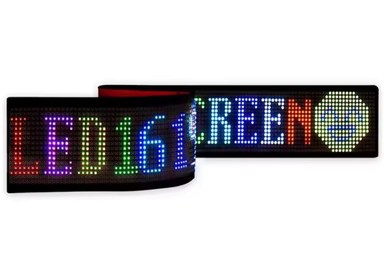 Controllo APP schermo a LED flessibile scrolling messaggio personalizzato testo cartellone LED Display digitale per auto