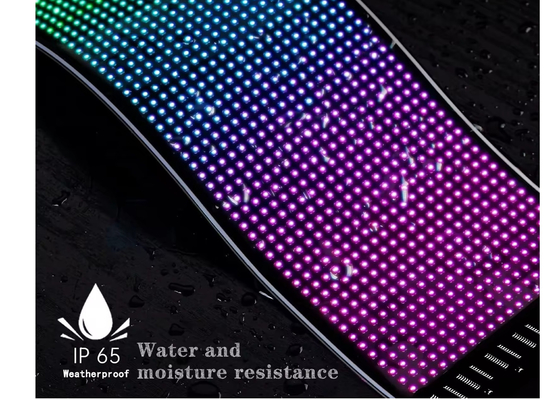 Pixel RGB Led Flexible Display App Bluetooth Display pubblicitario auto auto Ip65 impermeabile Soft Digital Display