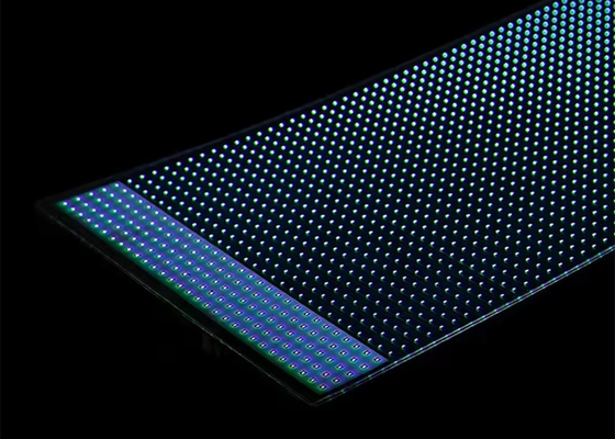 P8 Flessibile cristallino schermo di pellicola interno vetro finestra tenda Film pubblicitario digitale display trasparente