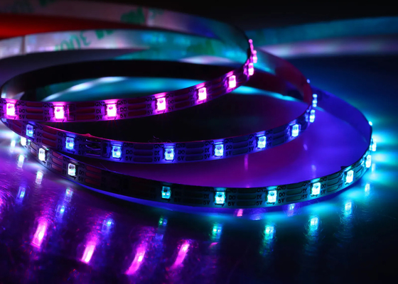 WS2812C 2020 90/120leds Lampada da tavolo a sabbia a colori magici Mini 4mm LED Strip Lights