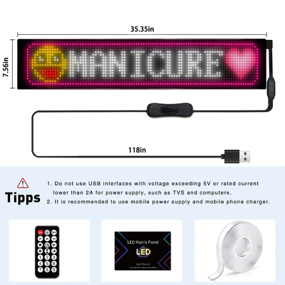 Controllo APP per il display di cartelloni per auto NEW Size 1696 Plus