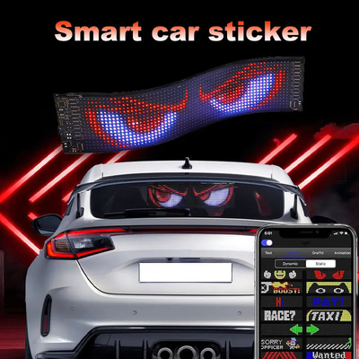 Pubblicità Scorrere cartellone LED auto programmabile App Controllo esterni full color LED segnali