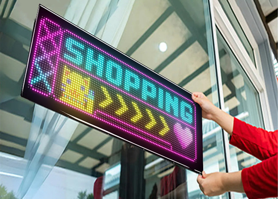 32*96 Doppio fila LED cartello pubblicitario pannello auto pixel flessibile programmabile scrolling DIY pannello matrice di testo
