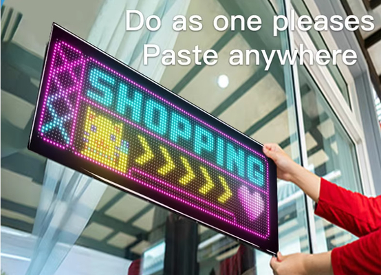 32*192 Doppia fila Programmabile LED Display Trucks Animation interattiva Flessibile schermo anteriore Retrovisore