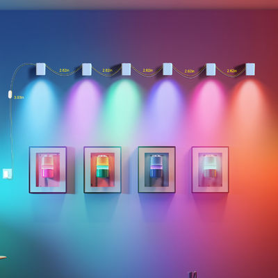 Controllo bluetooth indirizzabile RGBCW Smart Wall Sconces / Eave Lights Per la decorazione di Natale