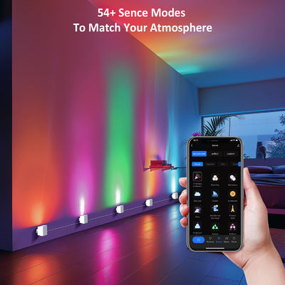 Controllo bluetooth indirizzabile RGBCW Smart Wall Sconces / Eave Lights Per la decorazione di Natale