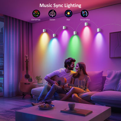 Controllo bluetooth indirizzabile RGBCW Smart Wall Sconces / Eave Lights Per la decorazione di Natale