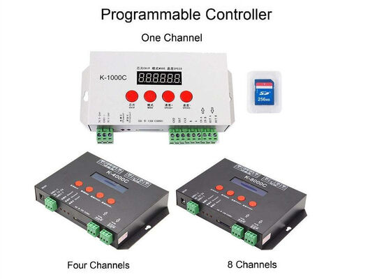 K-8000C Programmabile Magic Color Controller Controllo a colori completo tramite DMX/SPI con funzione di codifica integrata per il controllo della luce
