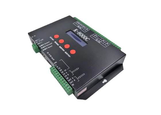 K-8000C Programmabile Magic Color Controller Controllo a colori completo tramite DMX/SPI con funzione di codifica integrata per il controllo della luce