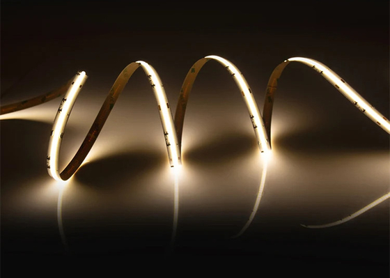 Decorazione per la casa 20m Senza calo di tensione 24V 480leds/M Cuttable Flessibile Alta densità COB LED Strip