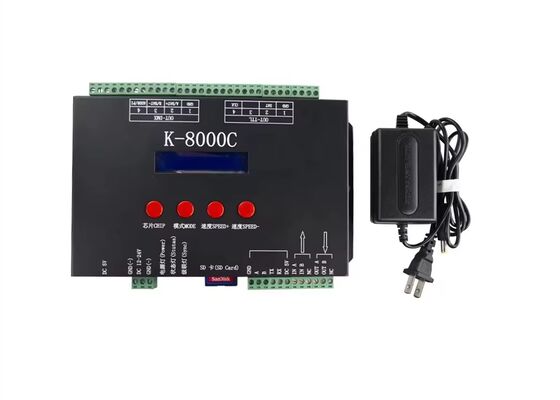 K-8000C Programmabile Magic Color Controller Controllo a colori completo tramite DMX/SPI con funzione di codifica integrata per il controllo della luce