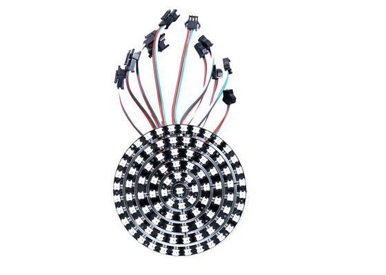 Digital Full Color RGB WS2812 SK6812 IC Pixel DC5V Anello a LED circolare