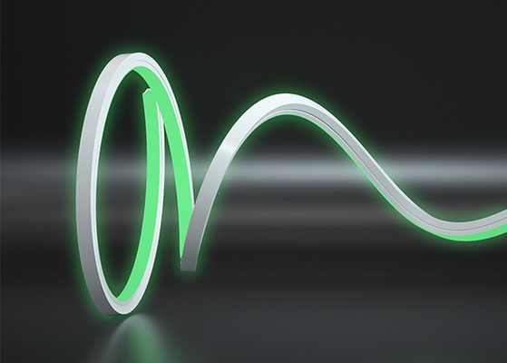 Il materiale impermeabile leggero al neon del silicio di illuminazione di sicurezza il LED DC12V/24V 10x10mm ha condotto la luce al neon